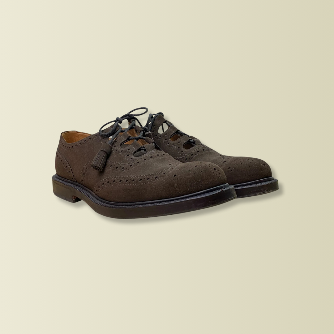 CULLISAN DARK BROWN SUEDE (VINTAGE)