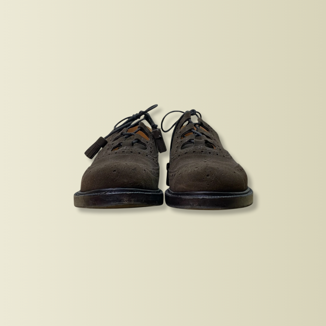 CULLISAN DARK BROWN SUEDE (VINTAGE)