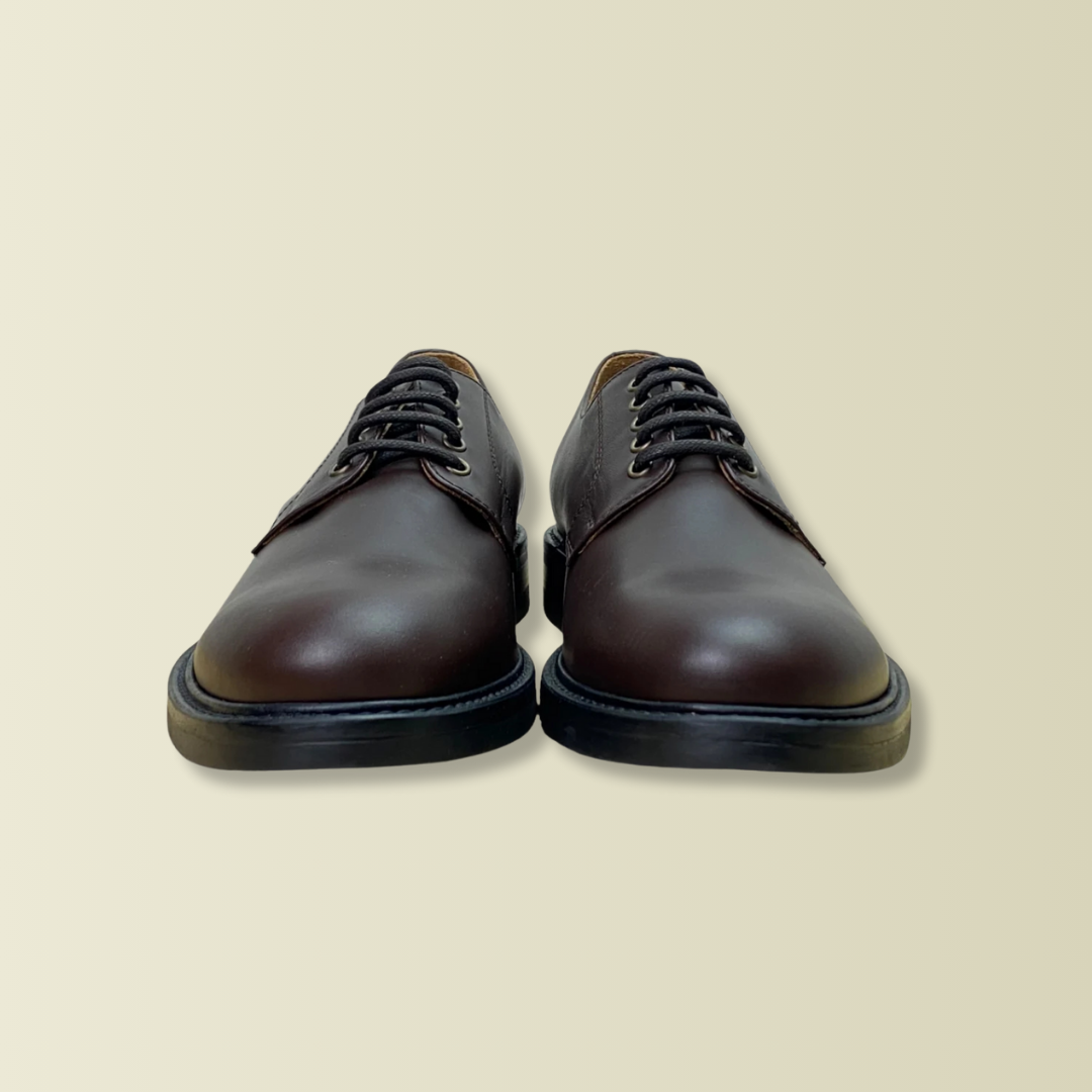 OLIVER DARK BROWN OILED CALF