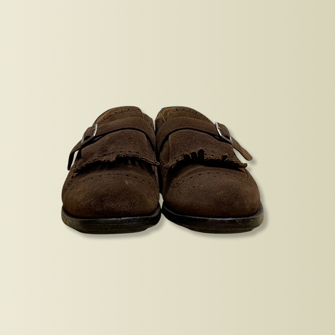 SHANGAY DARK BROWN SUEDE (VINTAGE)