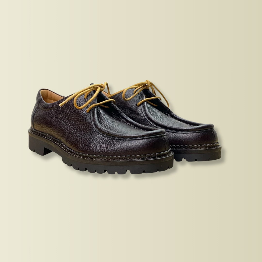 INGEGNERE DARK BROWN GRAIN CALF