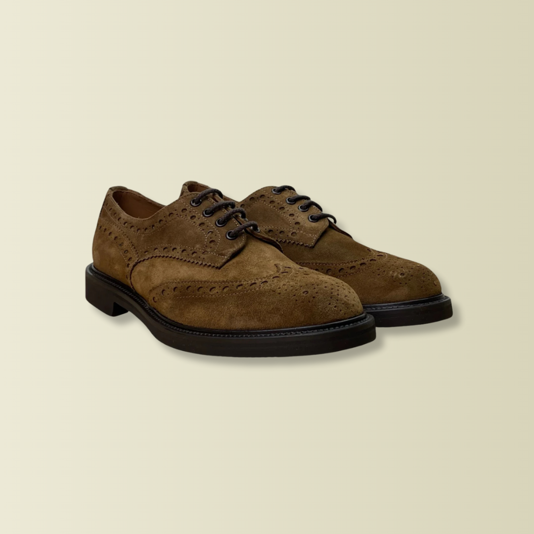 ALFRED CHESTNUT SUEDE