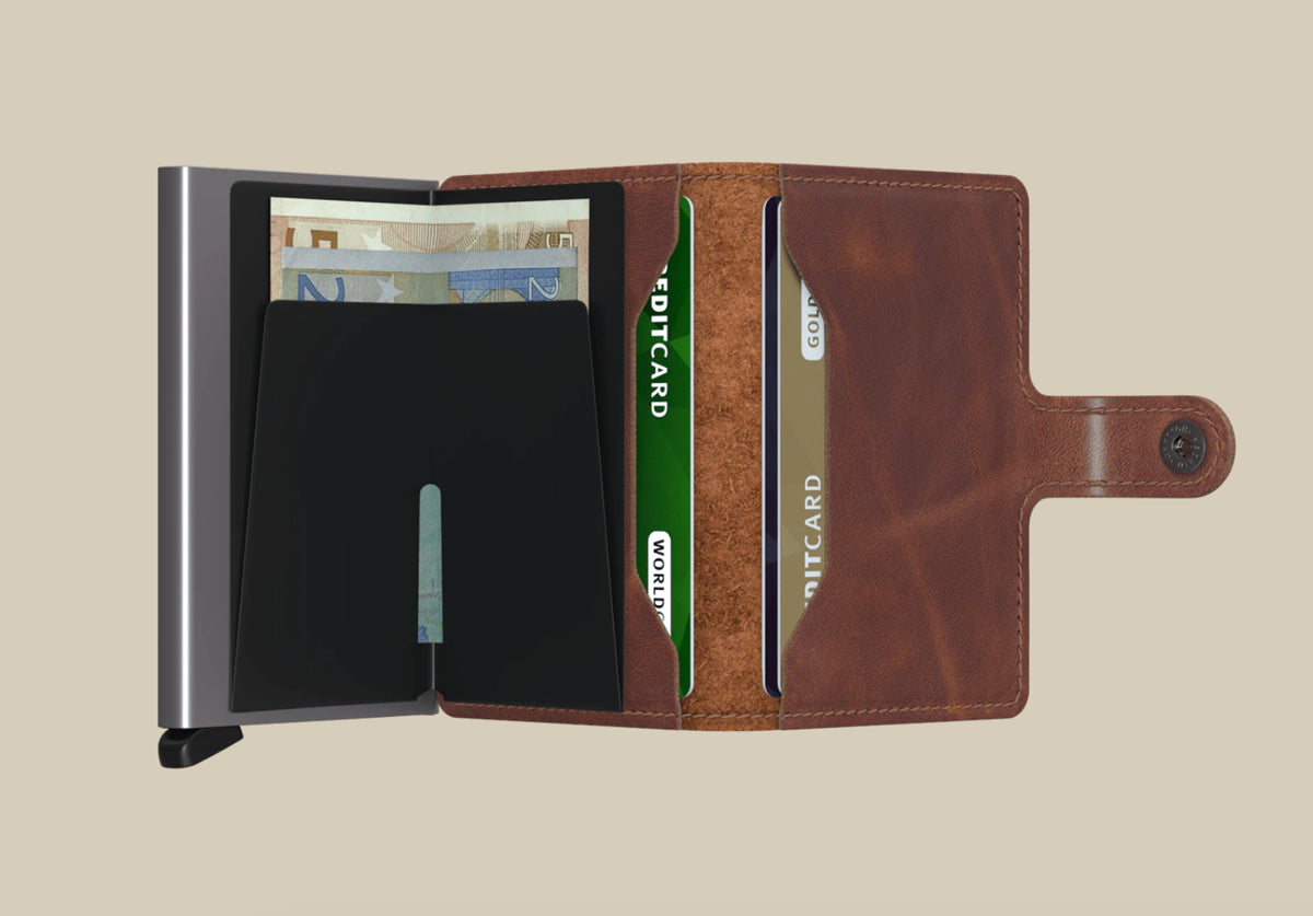 MINIWALLET SECRID VINTAGE LEATHER