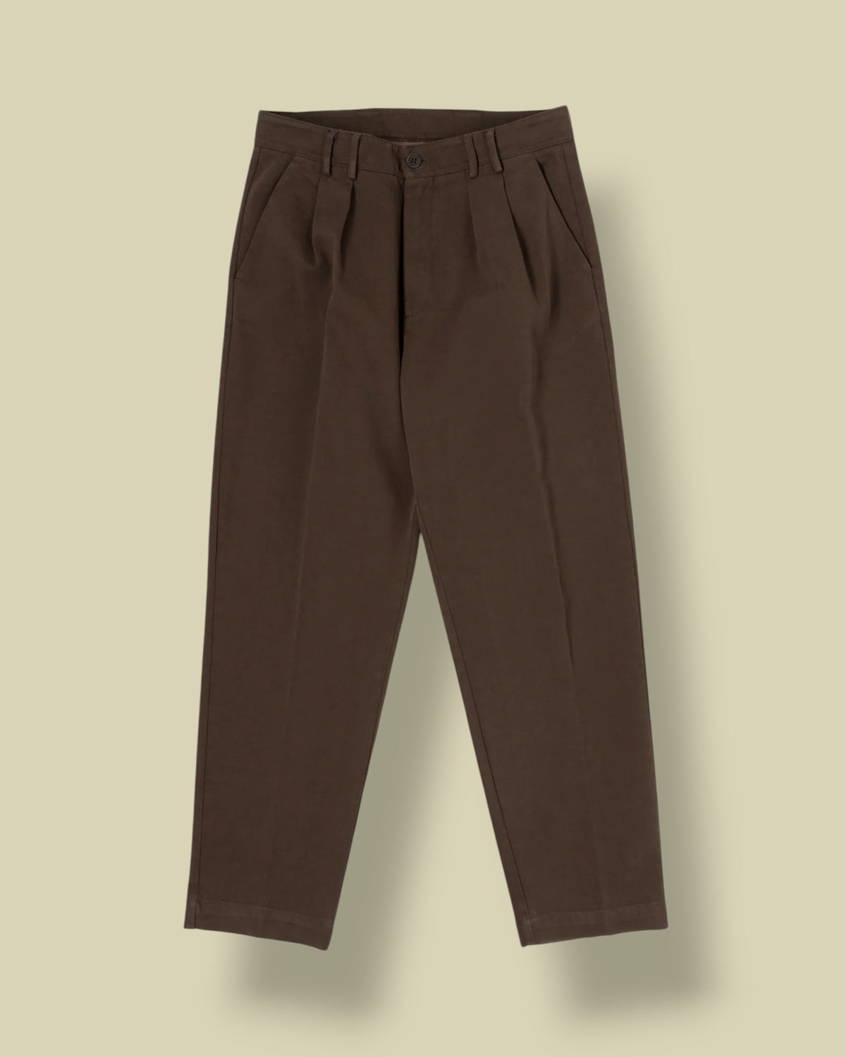 DOPPIA PINCES CHINO DARK BROWN