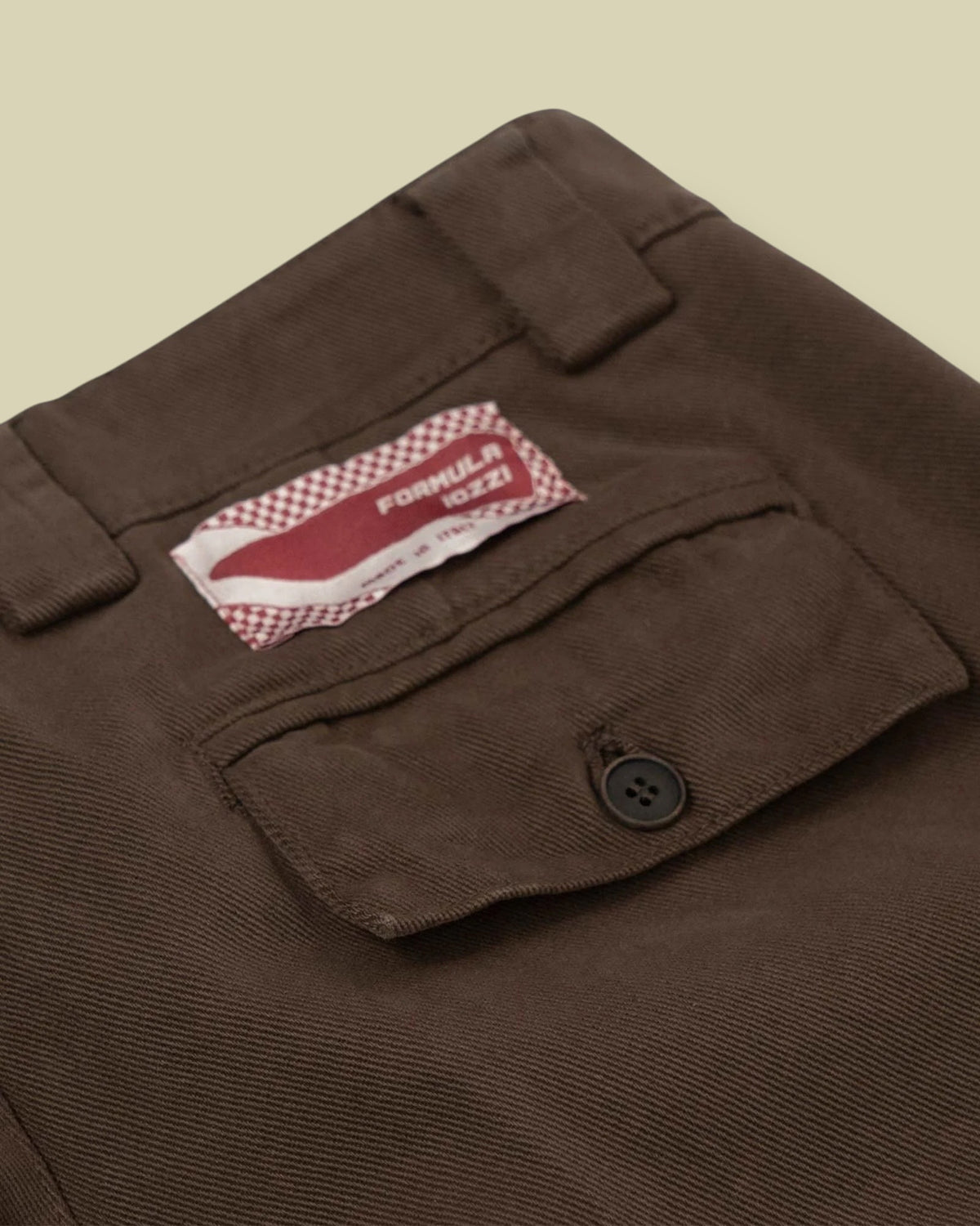 DOPPIA PINCES CHINO DARK BROWN