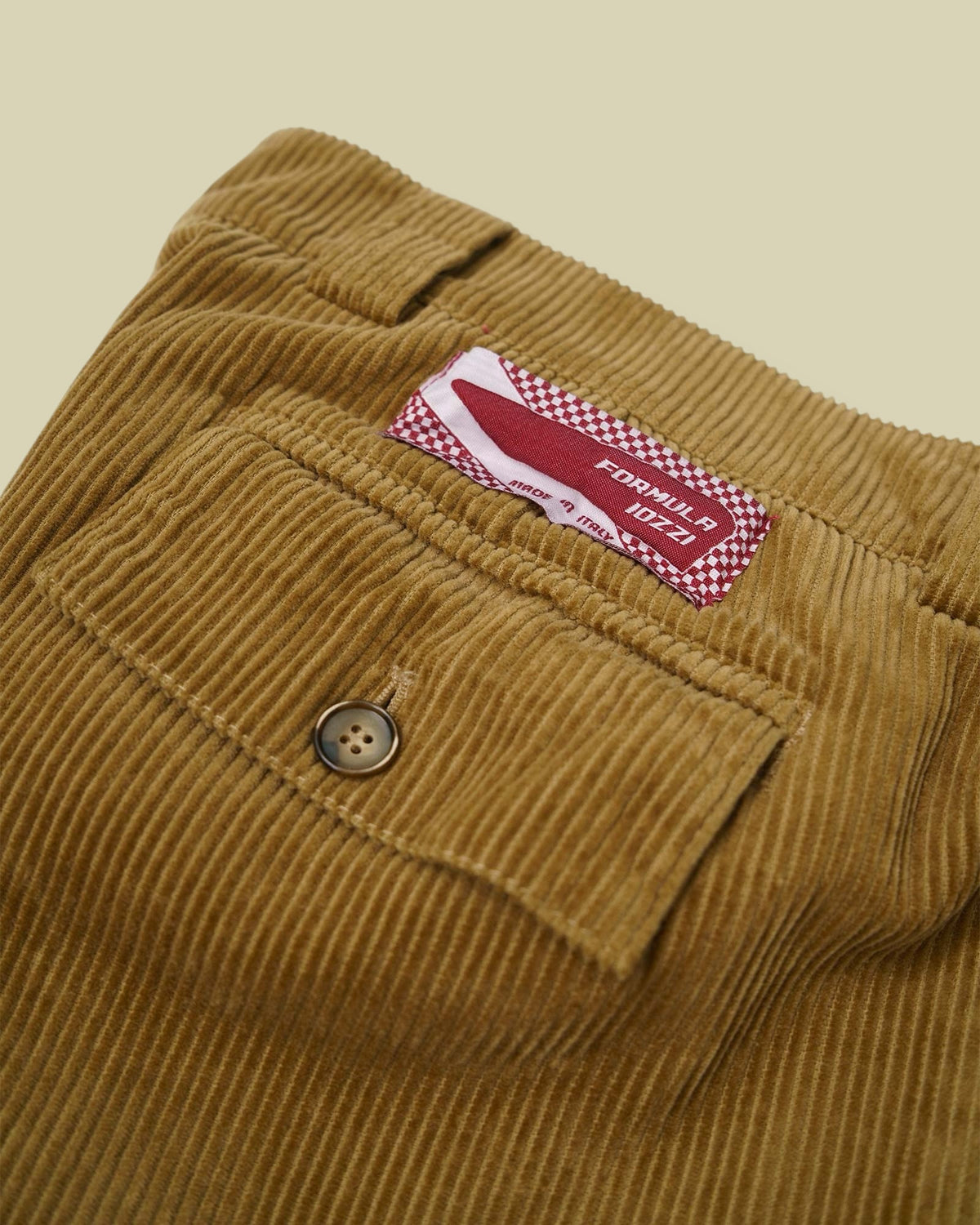 DOPPIA PINCES CHINO CORDUROY HONEY
