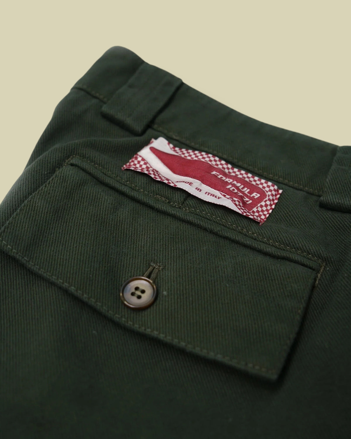 DOPPIA PINCES CHINO GREEN